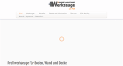Desktop Screenshot of malerwerkzeuge.de